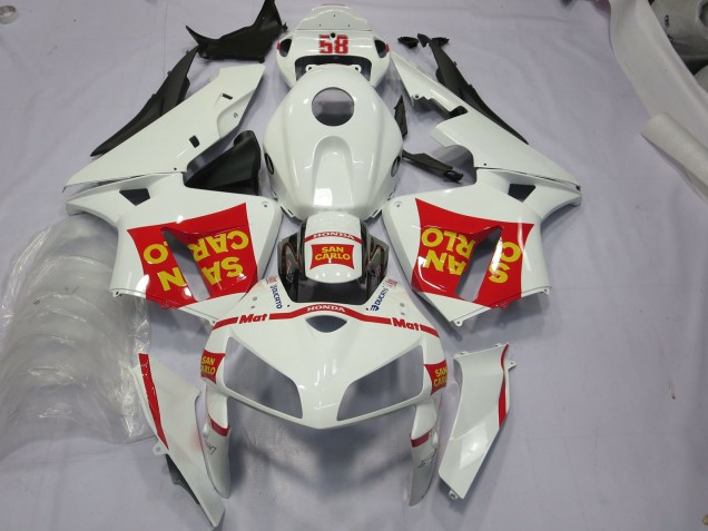2005-2006 San Carlo 58 Honda CBR600RR Carénage Moto 2005-2006 San Carlo 58 Honda CBR600RR Carénage Moto