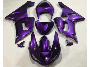 2005-2006 Violet Kawasaki ZX6R Carénage Moto