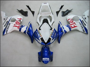 2005 Bleu Fiat Yamaha R6 Carénage Moto