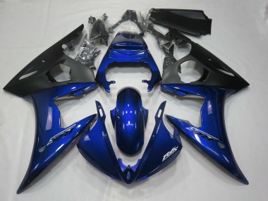 2005 Bleu Foncé Brillant Yamaha R6 Carénage Moto