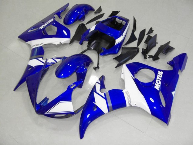 2005 Bleu Motul Yamaha R6 Carénage Moto