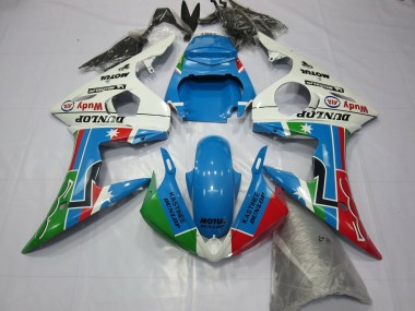 2005 Classique Dunlop Yamaha R6 Carénage Moto