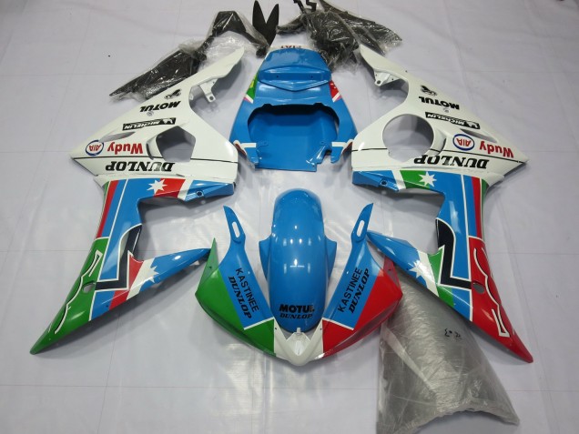 2005 Classique Dunlop Yamaha R6 Carénage Moto