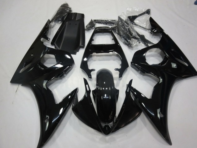 2005 Noir Brillant Yamaha R6 Carénage Moto