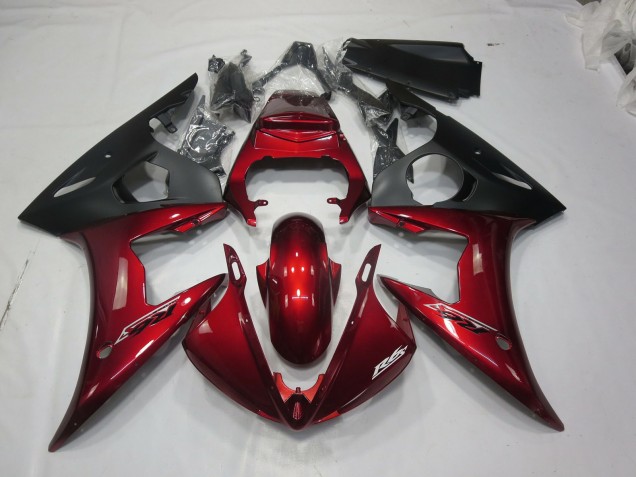 2005 Rouge Marron Yamaha R6 Carénage Moto