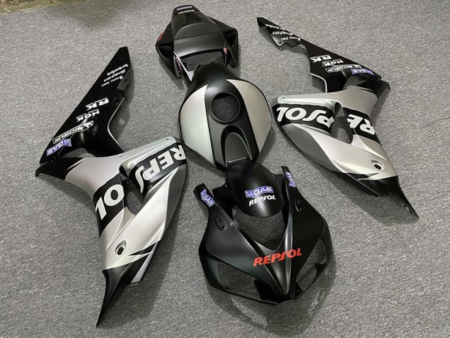 2006-2007 Argent Mat Repsol Honda CBR1000RR Carénage Moto 2006-2007 Argent Mat Repsol Honda CBR1000RR Carénage Moto