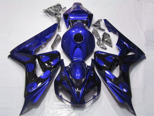 2006-2007 Bleu Brillant & Noir Honda CBR1000RR Carénage Moto 2006-2007 Bleu Brillant & Noir Honda CBR1000RR Carénage Moto