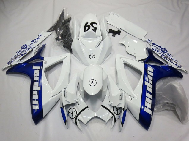 2006-2007 Blu Jordan Suzuki GSXR 600-750 Carénage Moto