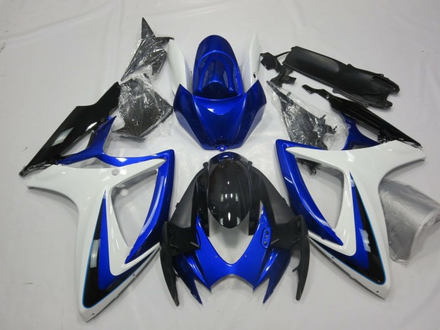 2006-2007 Brillant Sans Décalcomanie Suzuki GSXR 600-750 Carénage Moto