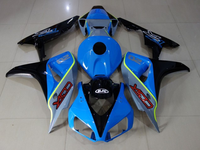 2006-2007 Cbr Personnalisé Bleu & Noir Honda CBR1000RR Carénage Moto