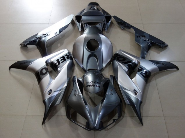 2006-2007 Conception De Style Argent Repsol Honda CBR1000RR Carénage Moto