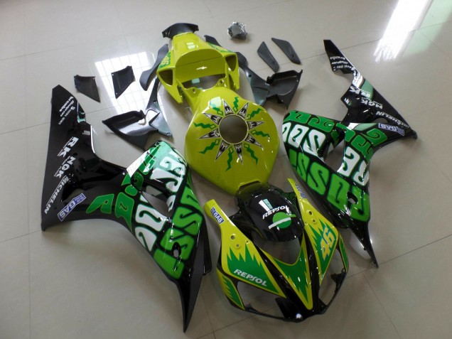 2006-2007 Jaune Rossi Honda CBR1000RR Carénage Moto 2006-2007 Jaune Rossi Honda CBR1000RR Carénage Moto