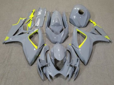 2006-2007 Nardo / Alta Visibilità Giallo Suzuki GSXR 600-750 Carénage Moto