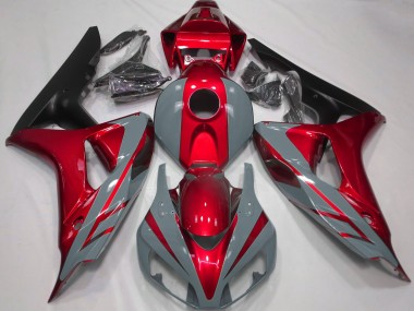 2006-2007 Nardo Gris & Rouge Honda CBR1000RR Carénage Moto
