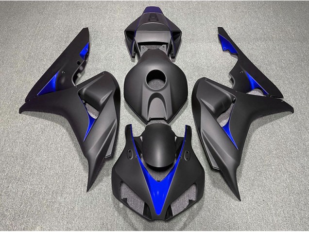 2006-2007 Noir Mat & Bleu Honda CBR1000RR Carénage Moto 2006-2007 Noir Mat & Bleu Honda CBR1000RR Carénage Moto