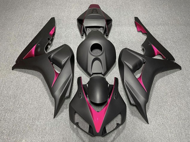 2006-2007 Noir Mat & Rose Honda CBR1000RR Carénage Moto 2006-2007 Noir Mat & Rose Honda CBR1000RR Carénage Moto