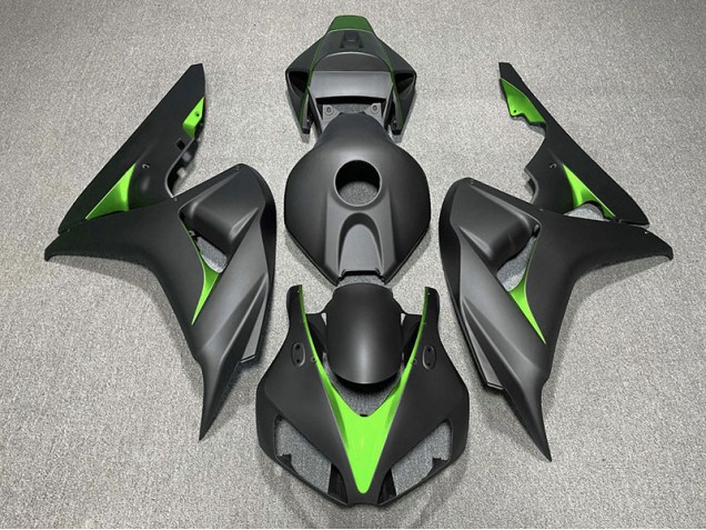2006-2007 Noir Mat & Vert Honda CBR1000RR Carénage Moto 2006-2007 Noir Mat & Vert Honda CBR1000RR Carénage Moto