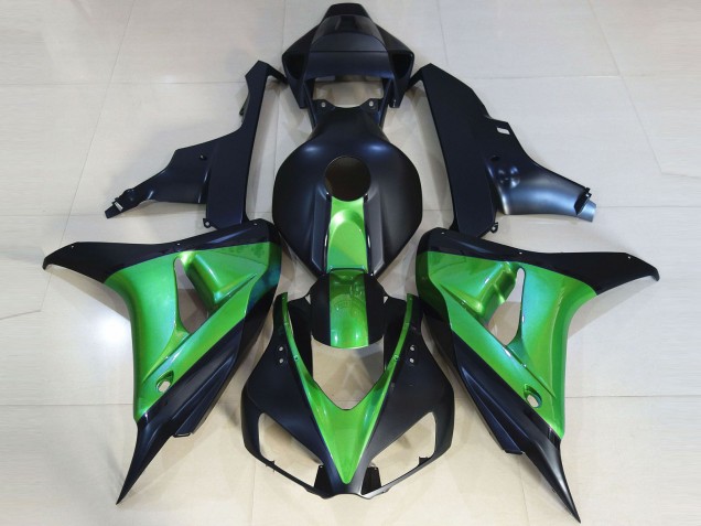 2006-2007 Noir Mat & Vert Honda CBR1000RR Carénage Moto 2006-2007 Noir Mat & Vert Honda CBR1000RR Carénage Moto