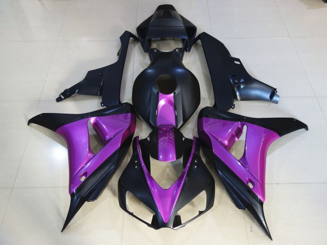 2006-2007 Noir Mat Violet Honda CBR1000RR Carénage Moto 2006-2007 Noir Mat Violet Honda CBR1000RR Carénage Moto