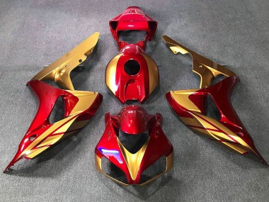 2006-2007 Or Rouge Honda CBR1000RR Carénage Moto