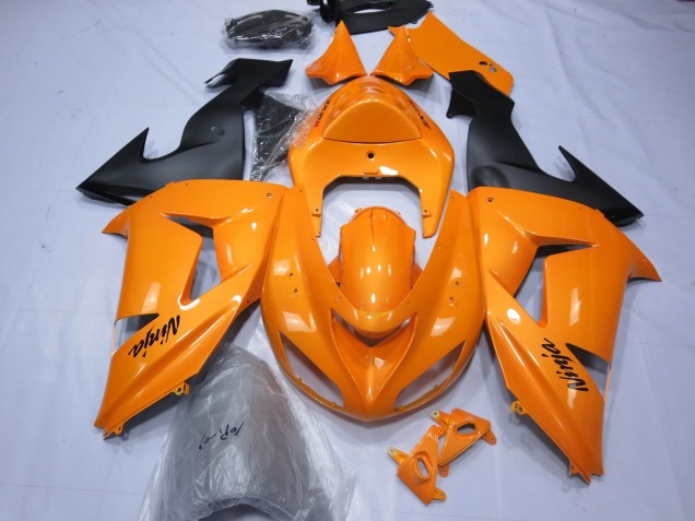 2006-2007 Orange Kawasaki ZX10R Carénage Moto 2006-2007 Orange Kawasaki ZX10R Carénage Moto