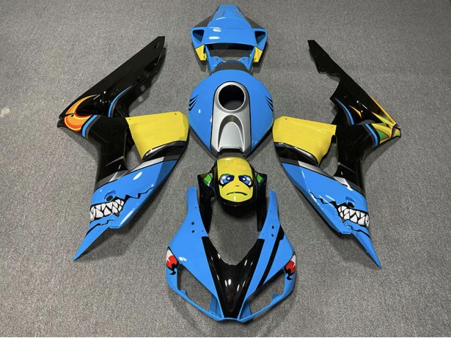 2006-2007 Requin Bleu Honda CBR1000RR Carénage Moto