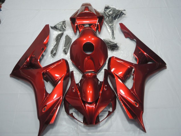 2006-2007 Rouge Foncé Honda CBR1000RR Carénage Moto