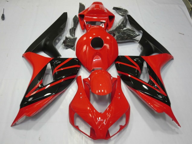 2006-2007 Rouge & Noir Honda CBR1000RR Carénage Moto