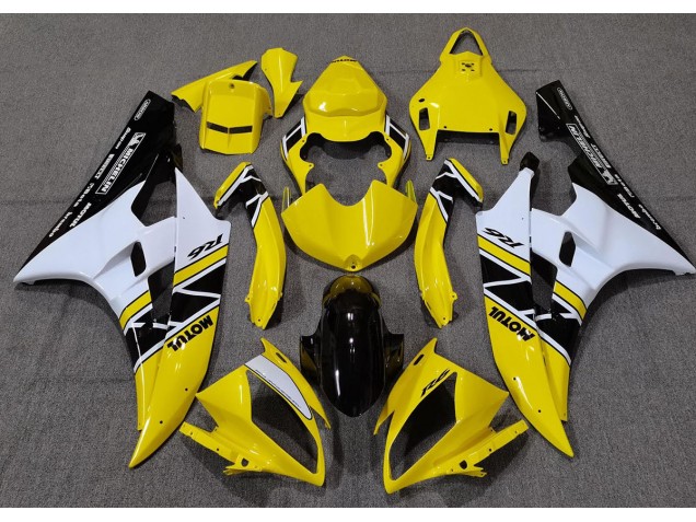 2006-2007 Style Jaune OEM Yamaha R6 Carénage Moto