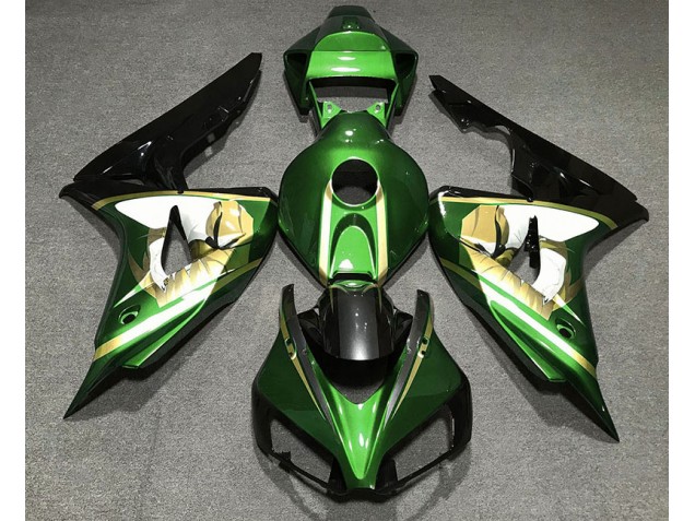 2006-2007 Vert & Or Honda CBR1000RR Carénage Moto