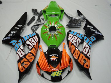2006-2007 Vert Rossi Honda CBR1000RR Carénage Moto