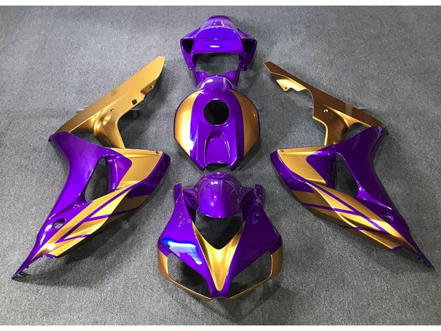 2006-2007 Violet & Or Honda CBR1000RR Carénage Moto 2006-2007 Violet & Or Honda CBR1000RR Carénage Moto