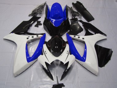 2006-2007 Étoile Bleu Foncé Suzuki GSXR 600-750 Carénage Moto