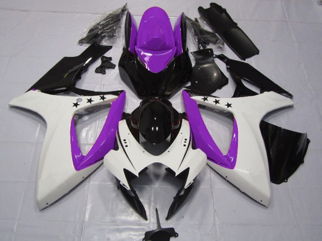 2006-2007 Étoile Violette Suzuki GSXR 600-750 Carénage Moto