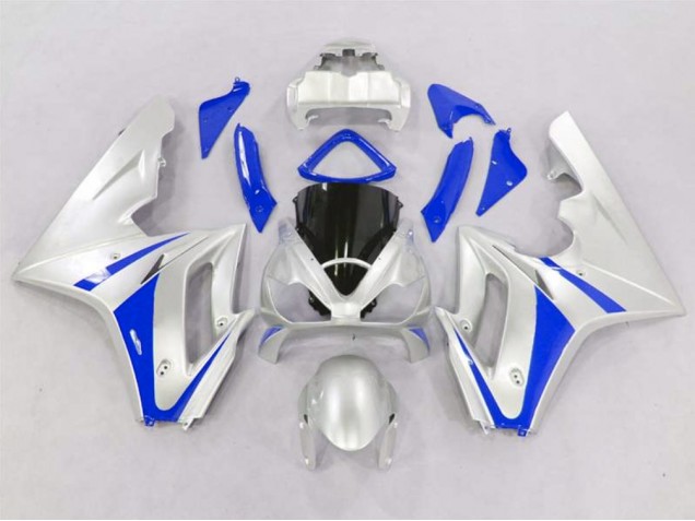 2006-2008 Argent & Bleu Triumph Daytona 675 Carénage Moto 2006-2008 Argent & Bleu Triumph Daytona 675 Carénage Moto