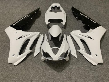 2006-2008 Blanc Brillant & Noir Triumph Daytona 675 Carénage Moto
