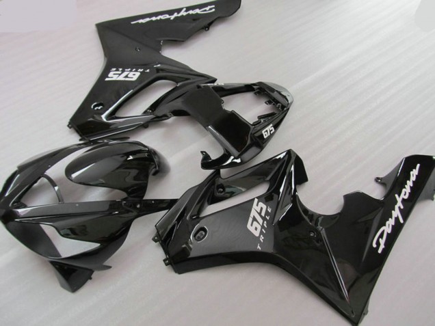2006-2008 Noir Triple Triumph Daytona 675 Carénage Moto