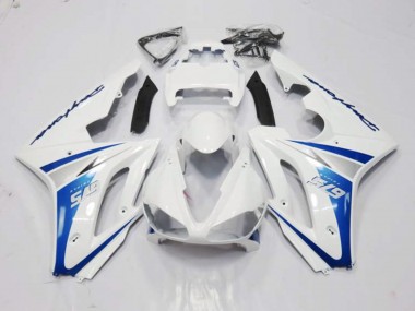 2006-2008 Style Blanc & Bleu Triumph Daytona 675 Carénage Moto
