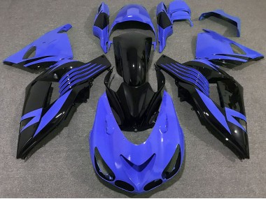 2006-2011 Bleu Brillant Kawasaki ZX14R Carénage Moto