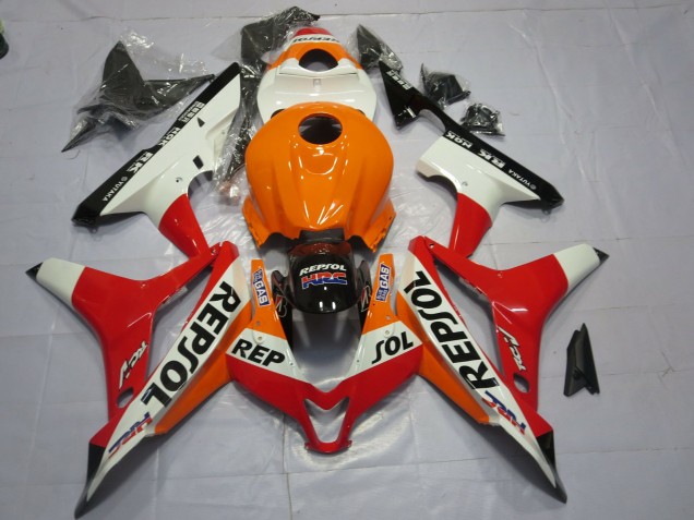 2007-2008 Blanc Repsol Honda CBR600RR Carénage Moto