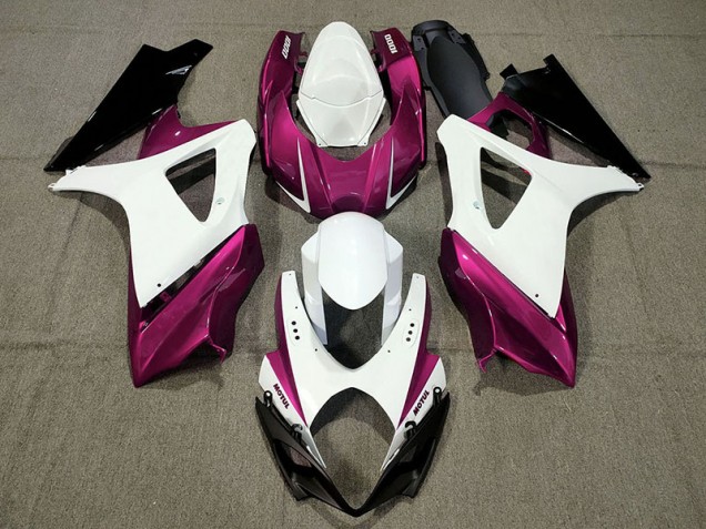 2007-2008 Conception Personnalisée Rose Suzuki GSXR 1000 Carénage Moto 2007-2008 Conception Personnalisée Rose Suzuki GSXR 1000 Carénage Moto