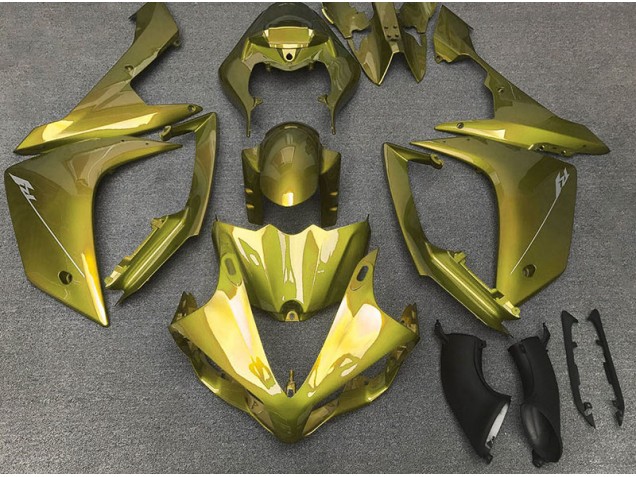 2007-2008 Jaune Brillant Yamaha R1 Carénage Moto 2007-2008 Jaune Brillant Yamaha R1 Carénage Moto