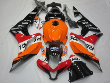 2007-2008 Orange Clair Repsol Honda CBR600RR Carénage Moto