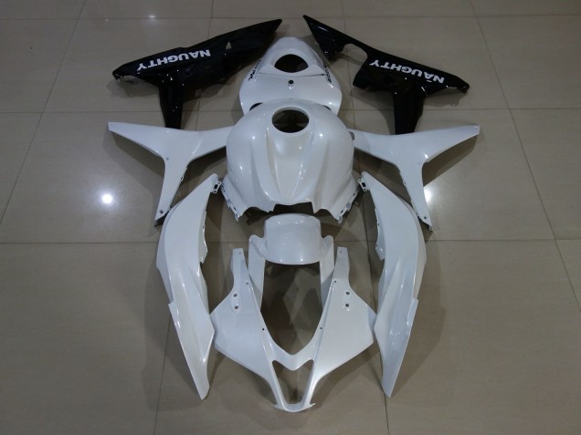 2007-2008 Perle Blanche Honda CBR600RR Carénage Moto