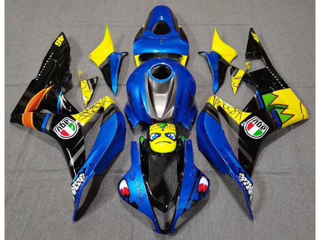2007-2008 Requin Bleu Honda CBR600RR Carénage Moto