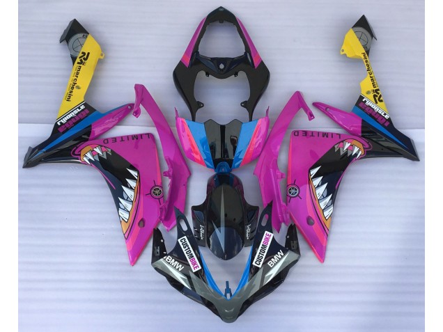 2007-2008 Requin Rose Yamaha R1 Carénage Moto 2007-2008 Requin Rose Yamaha R1 Carénage Moto