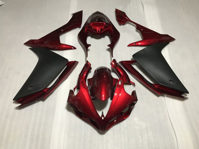 2007-2008 Rouge Foncé Yamaha R1 Carénage Moto 2007-2008 Rouge Foncé Yamaha R1 Carénage Moto
