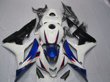 2007-2008 Style Bleu Blanc OEM Honda CBR600RR Carénage Moto