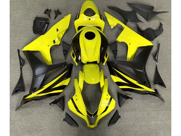 2007-2008 Style Jaune OEM Honda CBR600RR Carénage Moto
