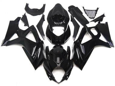 2007-2008 Style Noir Brillant Suzuki GSXR 1000 Carénage Moto